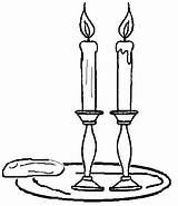 Clipart Shabbat Coloring Candles Pages Clip Candle Drawing Color Cliparts Shabat Wikimedia Commons Clipartbest Printable Torah Board Havdalah Drawings Print sketch template