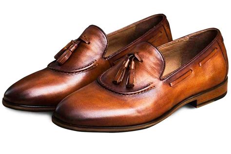 wear brown shoes  luxury   leather