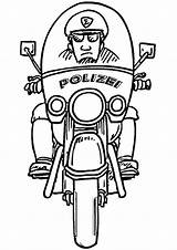Polizei Ausmalbilder Kostenlos Ausdrucken Polizeimotorrad Drucken sketch template