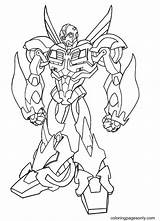 Transformers Megatron sketch template