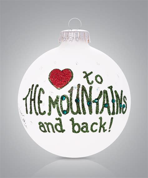 heart mountains american ornaments