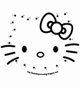 Kitty Hello Dot Dots Coloring Pages Join Color Connect Printables Do Worksheets Activity Printable Simple Print Colouring Kids Cat Numbers sketch template