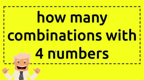 combinations   numbers youtube