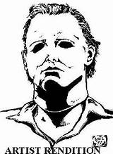 Michael Myers Coloring Pages Getdrawings sketch template