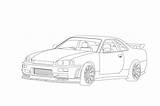 R34 Sketched sketch template