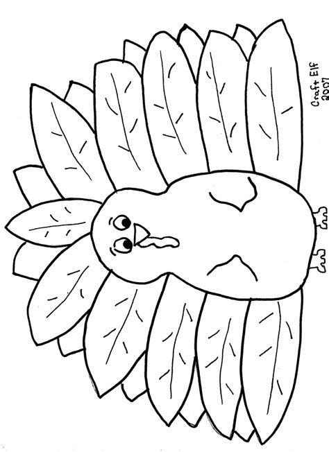 printable coloring turkeys