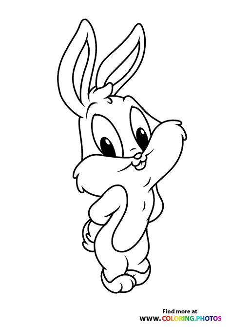 cute  bunny coloring pages  kids