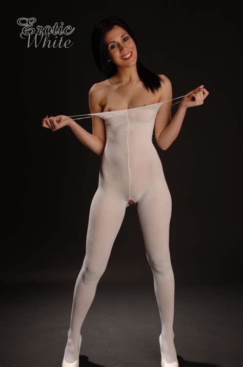 vikki gabrielle in white body stocking sexy models