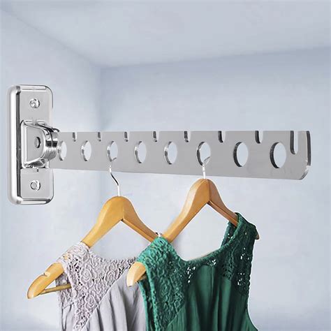 holes wall mount clothes hanger rack wall clothes hanger stainless steel clothes hooks