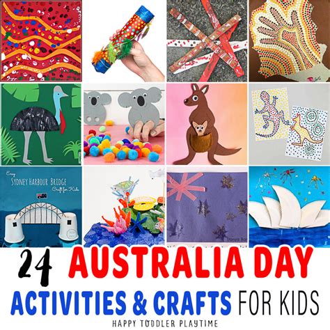 amazing australia day crafts  kids happy toddler playtime
