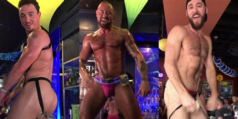 gay porn stars cade maddox michael roman and ziggy banks go go dancing at southern decadence 2018