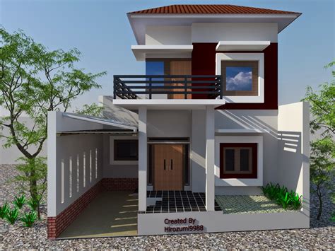 model desain rumah minimalis  lantai desainrumahnyacom