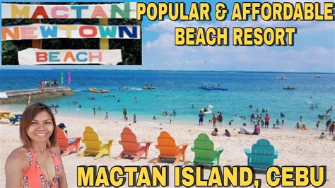 mactan newtown beach popular affordable beach resort  mactan