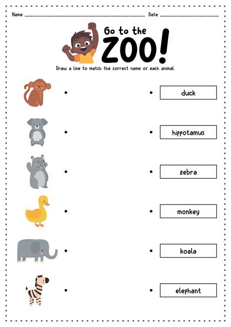 animals kindergarten worksheet printables    worksheetocom