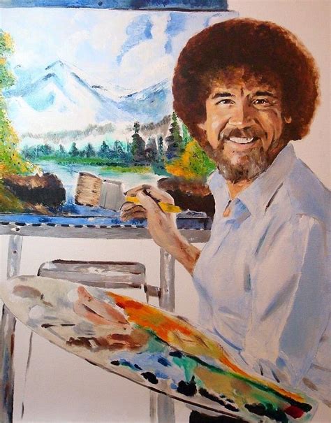 Bob Ross Painting By Debi Allison
