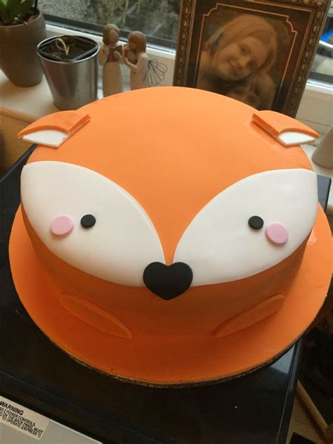 fox cake gateau renard idee gateau anniversaire idee gateau