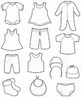 Clipart Clothing Baby Children Clothes Drawing Vest Childrens Vector Stock Clipground sketch template