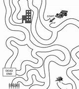 Maze Race Mazes Printable Car Choose Board Kids Cars Coloring Pages sketch template