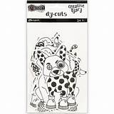 Ranger Animals Dylusions Dyan Cuts Dy Creative Reaveley Dye Ran Number Part sketch template