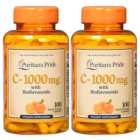 puritans pride vitamin   mg  bioflavonoids  capsules  pack walmartcom