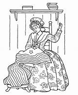 Sewing Coloring Pages Getdrawings sketch template