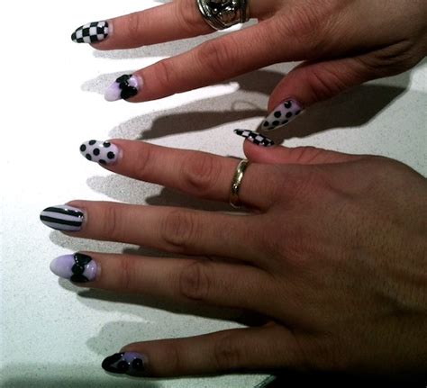 review  black  white nails yelm ideas pippa nails