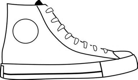 blank shoe coloring page coloring coloring pages shoe template