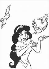 Aladdin Colorare Principessa Pianetabambini Principesse sketch template