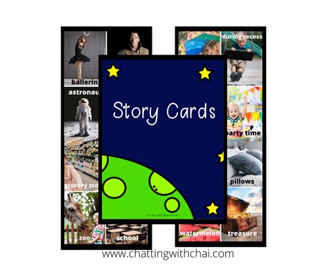 story cards chatting  chai
