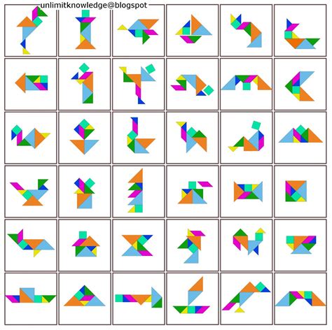 brain education kids tangram puzzle