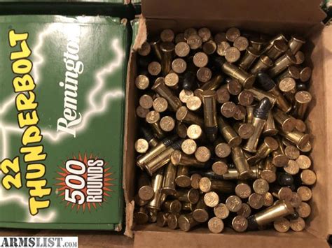 armslist for sale remington 22 thunderbolt 500 rds