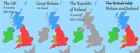difference  britain great britain  united kingdom   british isles