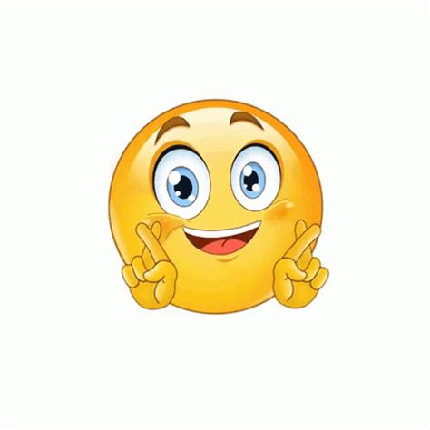 fingers crossed smiley gif finger emoji animated emoticons funny emoji