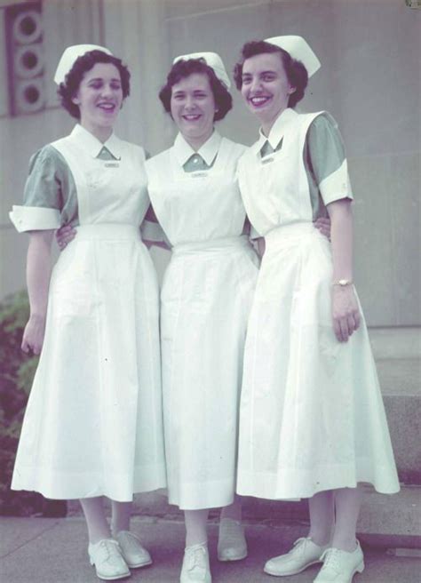 1950s Nurses In Training Nursing Clothes Nurse Uniform Vintage Nurse