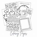 Priority Anger Affirmations Furiously Crayons sketch template