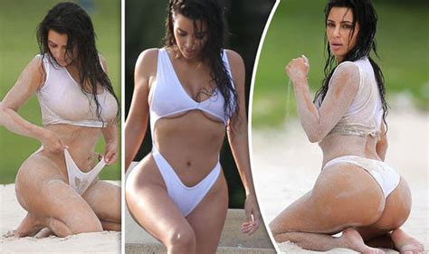 Kim Kardashian Struggles To Contain Her Assets In Very