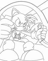 Tails Prower sketch template