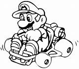 Coloring Mario Pages Clip Super Bros sketch template