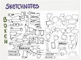 Sketchnotes Boxen überschriften sketch template