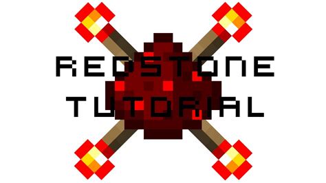 minecraft guide  redstone part  youtube