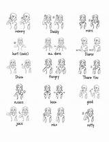 Toddlers Phrases Asl Simple Makaton Communicate Scouts sketch template