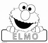 Elmo sketch template