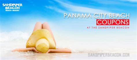 panama city beach coupons discounts   sandpiper beacon