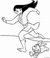 Mulan Coloring Brother Xcolorings sketch template