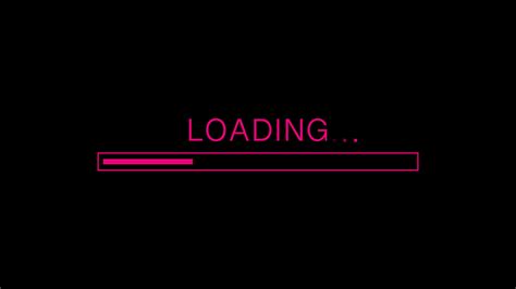 pink loading screen animation video effect  black background
