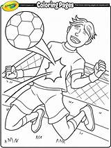 Coloring Soccer Pages Kids Girl Messi Crayola Sheets Player Goalie Printable Barcelona Sports Football Colouring Playing Goalkeeper Print Players Girls sketch template