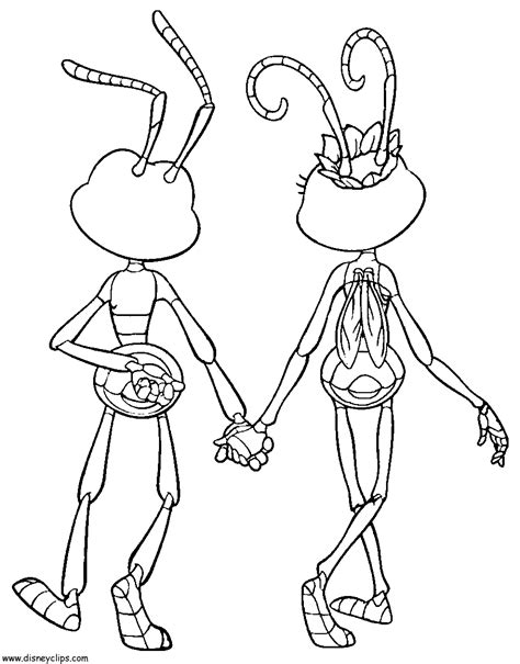 bugs life coloring pages disney coloring book