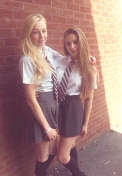 school girl and school girl look on tumblr