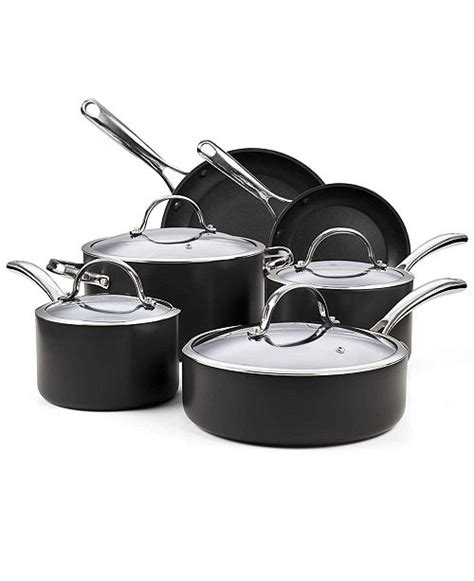 cooks standard nonstick hard anodized cookware set 10 piece and reviews