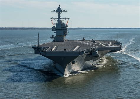 sailors  newest aircraft carrier learned   job